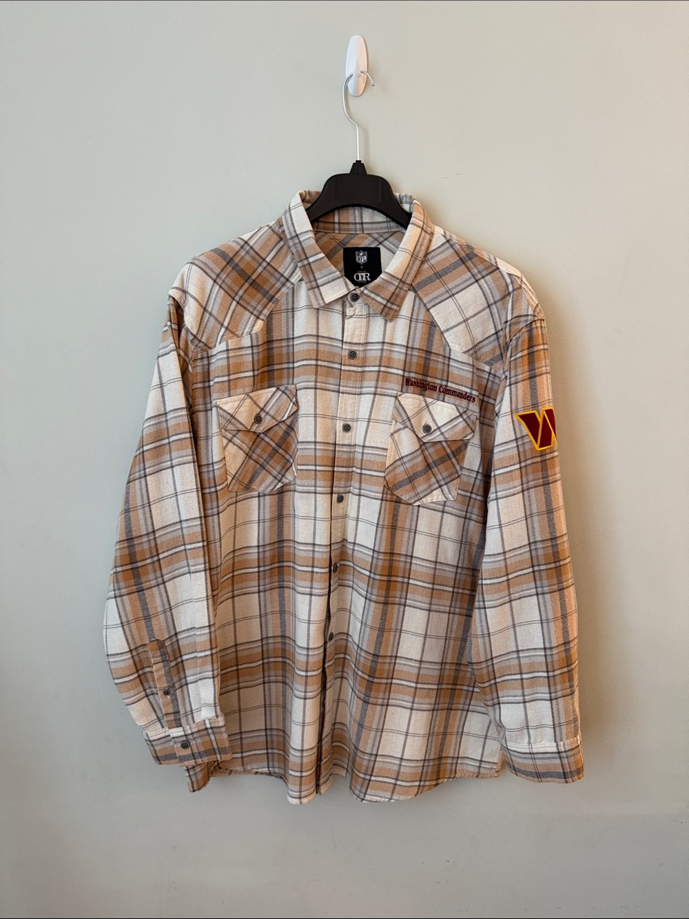 NFL Men's Plaid Flannel Shirt - Washington Commanders